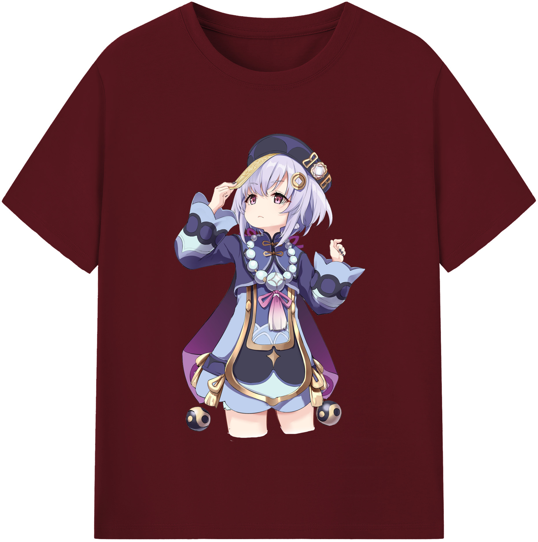 げんし神 七七 なな  genshin Nana 綿100％半袖Tシャツ（フロントプリント）